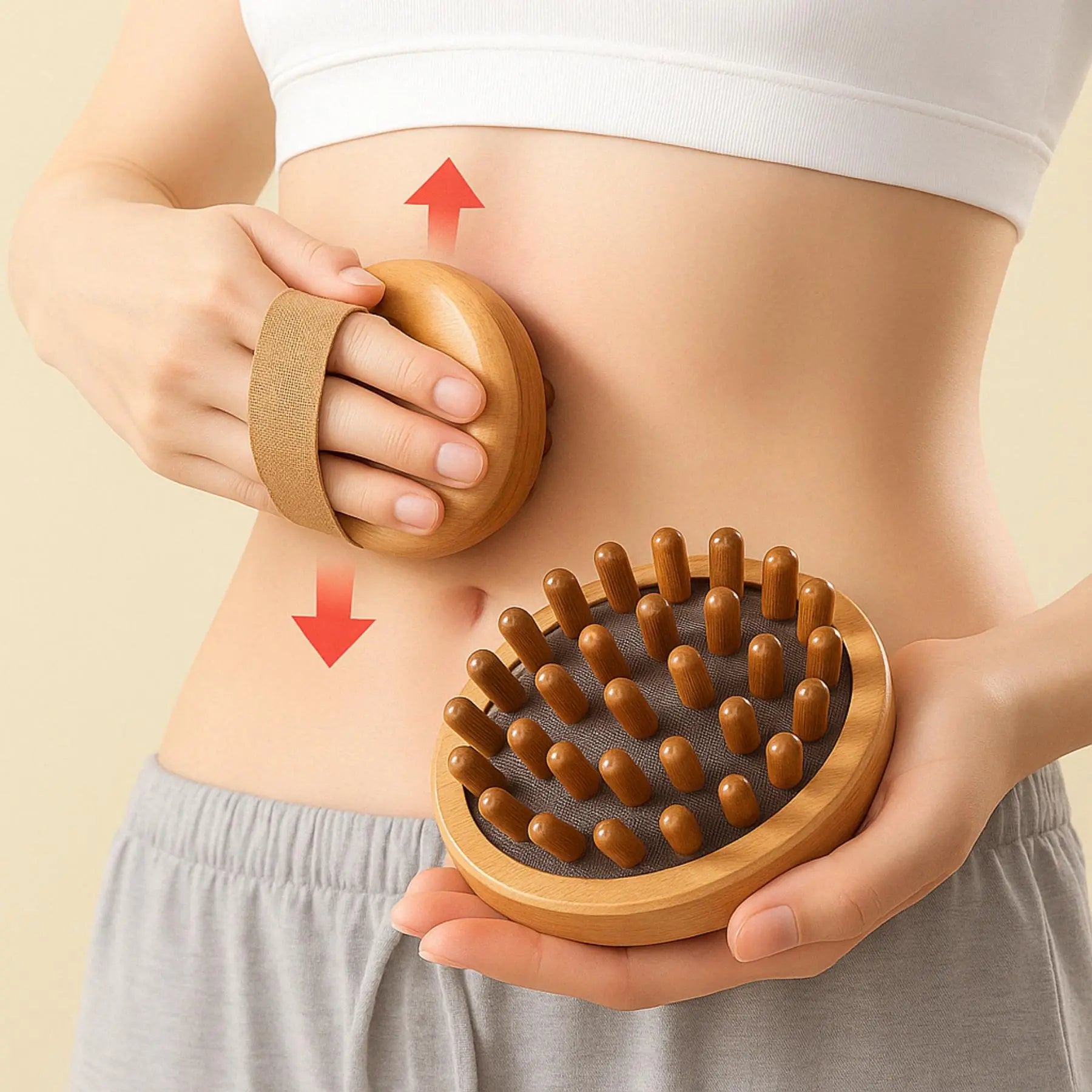 Brosse de Massage Anti-Cellulite Soin Corps et