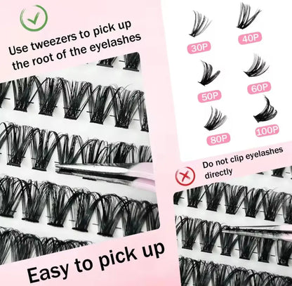 Kit extension individuel - Obtenez un regard intense et